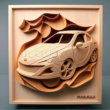 3D model Mazda Familia (STL)
